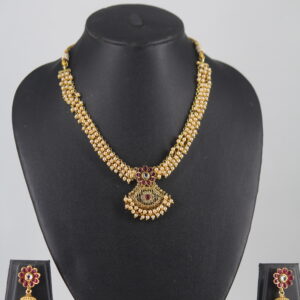 Pearl Work Necklace Set - [NS700]
